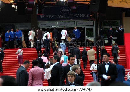 Cannes during the cinema festival