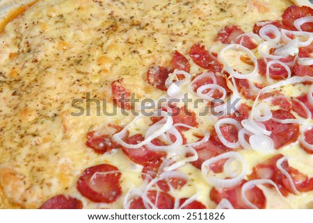 Cheese and Calabrian with onion Pizza