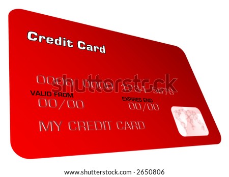 red credit card