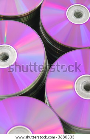 DVD or CD disks storage abstract .