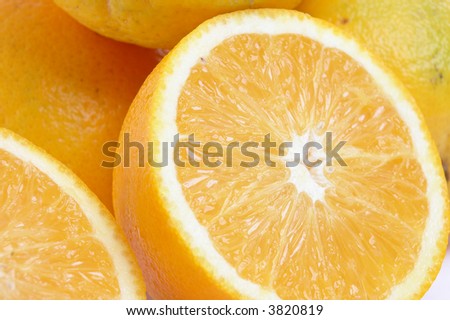 Photo of a succulent orange fruit .