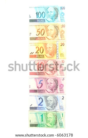 Financial Brazilian Real money background . Stock Photo - 1877646