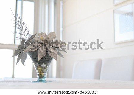 Indoor Table in an modern house decoration .