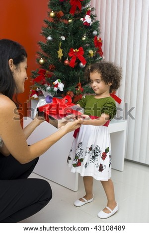 Child Receiving Gift