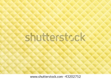 Yellow Color Rubber Floor Abstract Background .