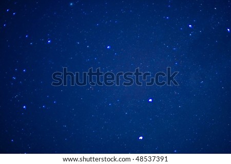 stock photo Image of stars in the sky at night 