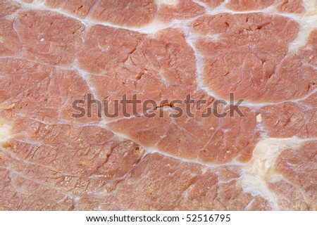 Background texture of a pig meat .