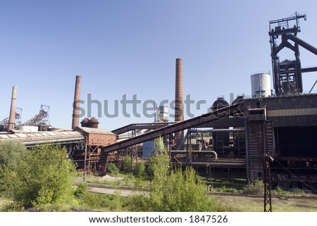 Abandoned iron factory
