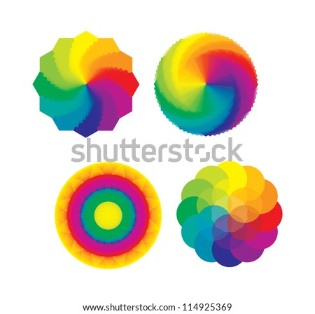 color wheel rainbow