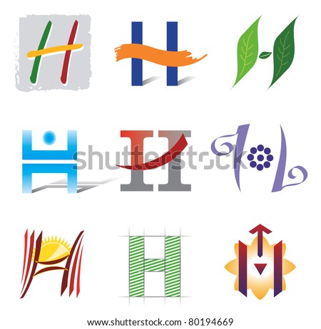 decorative letter h