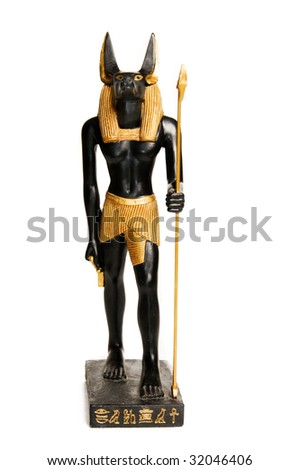 anubis egyptian god. Egyptian god Anubis over