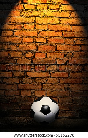 ball against wall