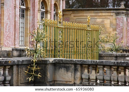 wrought-iron gate