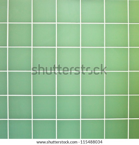 Green wall tiles as a background image