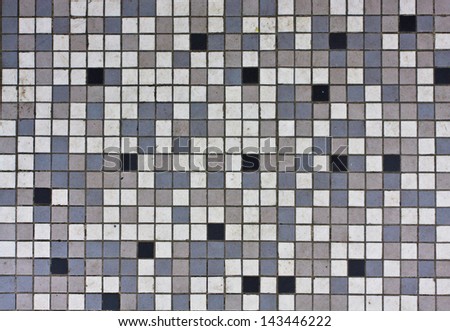 Grungy square tiles as a detailed background