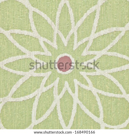 Close up of a floral pattern as a background