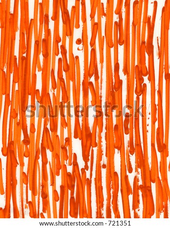 Orange Paint Streaks