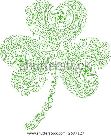 stock photo : Shamrock Tattoo Design