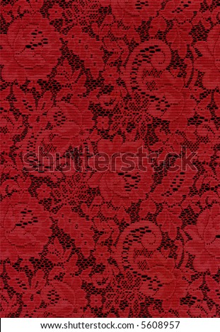 Red Lace On Black Background Stock Photo 5608957 : Shutterstock