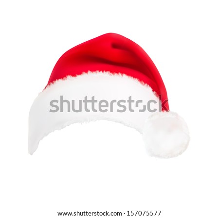Red santa hat Vector Red santa hat Vector