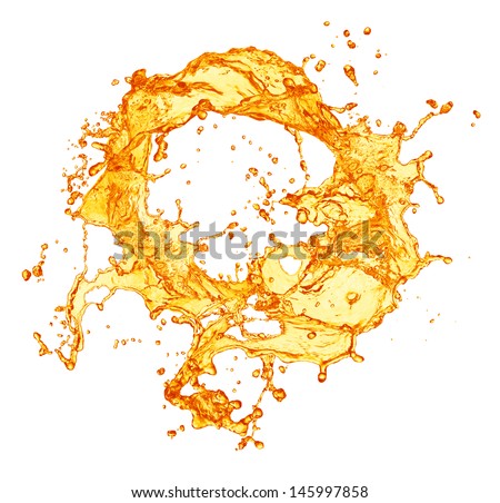 orange juice splash orange juice splash