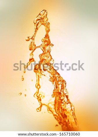 orange juice splash