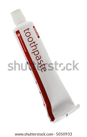 White Toothpaste Tube