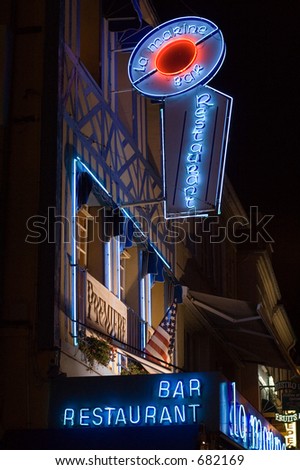 La Marine Bar Restaurant, Trouville France