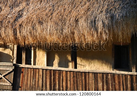 Traditional romanian rural house from Transylvania