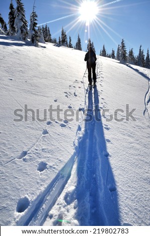 Back country skier (ski touring)