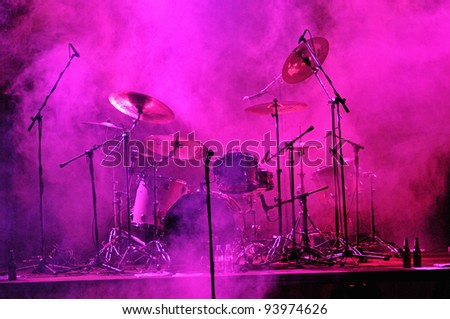 CLUJ NAPOCA, ROMANIA – JANUARY 28: Rock band Nazareth performs live at the Students Culture House of Cluj, Romania, January 28, 2012 in Cluj-Napoca, Romania