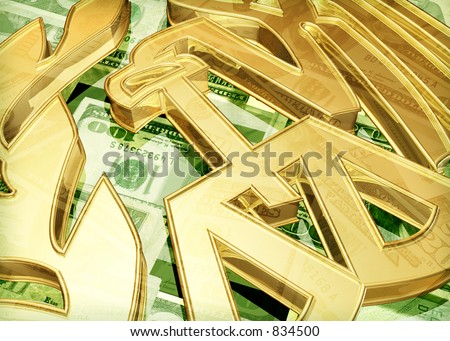 IRS Logo & Money Concept 3D