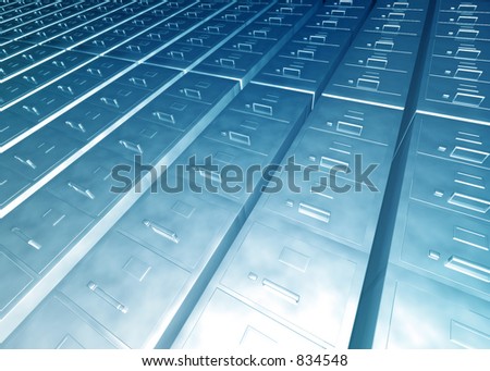 Endless File Cabinets 3D