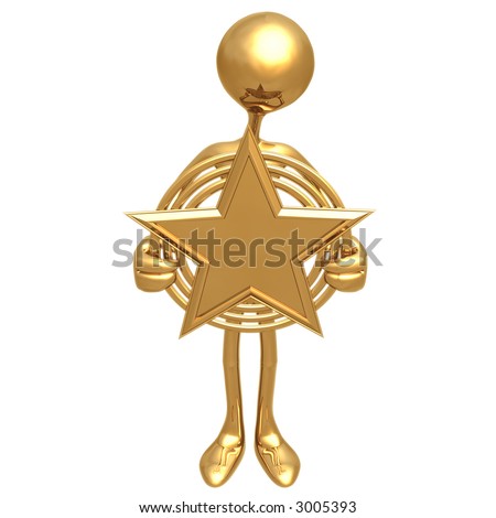 gold star images. Holding A Gold Star Award