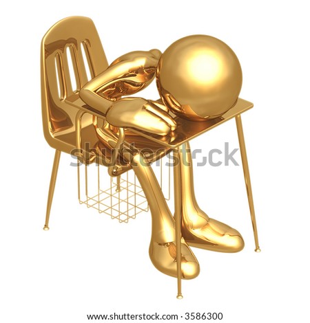 Cute Desk Chairs on Student Sitting In School Desk Stock Photo 3586300   Shutterstock