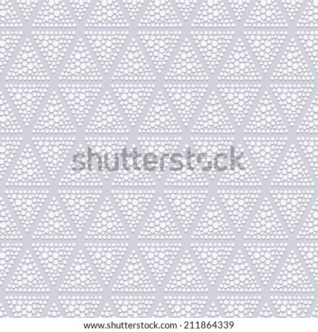 Faded Gray Dotted Seamless Pattern.  Background Texture