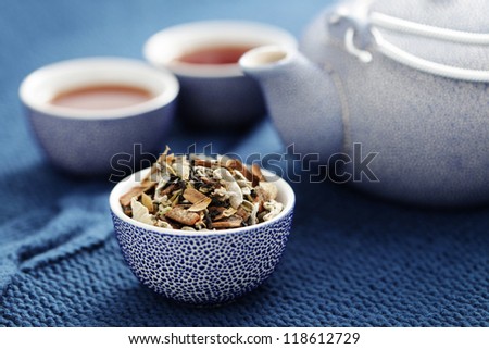 aromatic tea with lots of cinnamon sage and cardamom - tea time