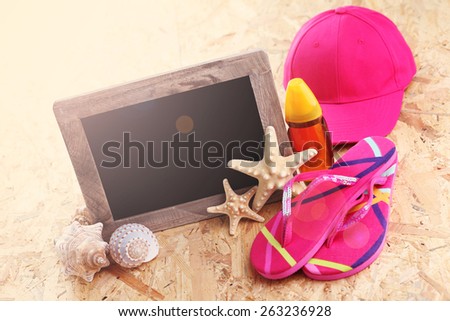 summer time on the beach - leisure time