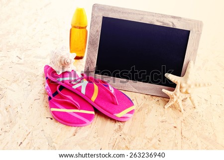 summer time on the beach - leisure time