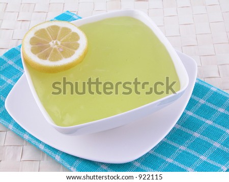 sweet dessert - lemon jelly