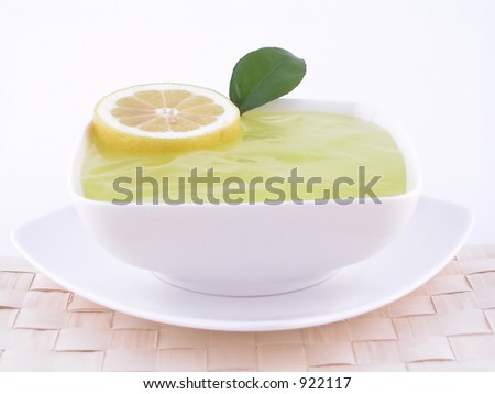 sweet dessert - lemon jelly