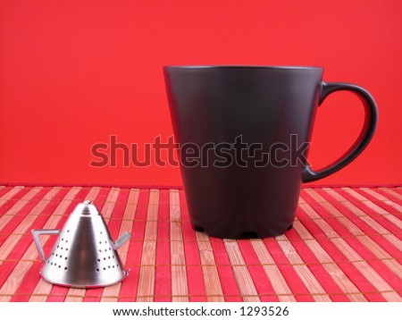 let\'s make tea - teapot and black cup