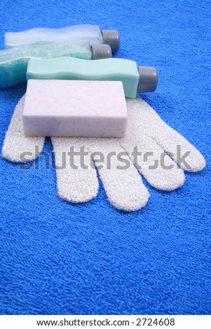 bath accessories - towel soap lotion body cream