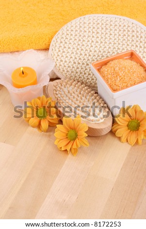 everything you need to have some relax - flowers and cosmetics