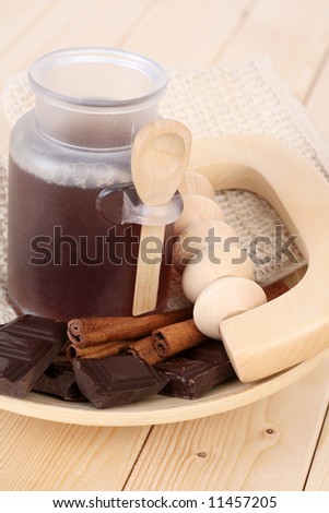 everything you need to have great chocolate bath