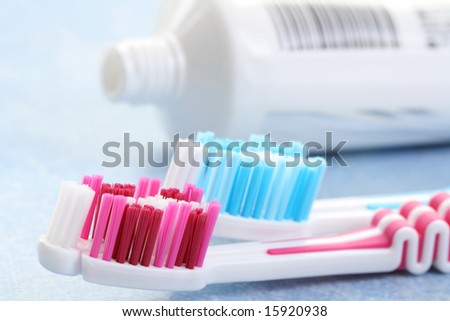 toothbrush. toothpaste. treatment