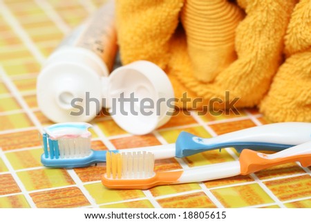 bathroom - everything you need to have clean teeth