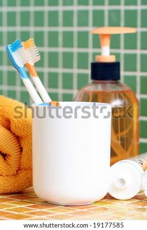 bathroom - everything you need to have clean teeth