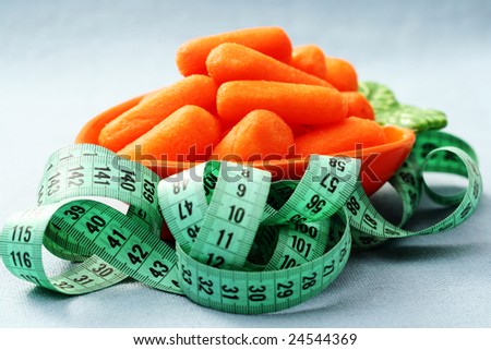 bowl full of fresh carrots - on diet