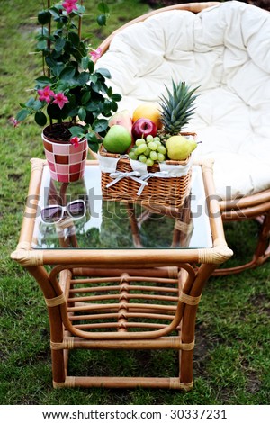 perfect place to relax - picnic basket